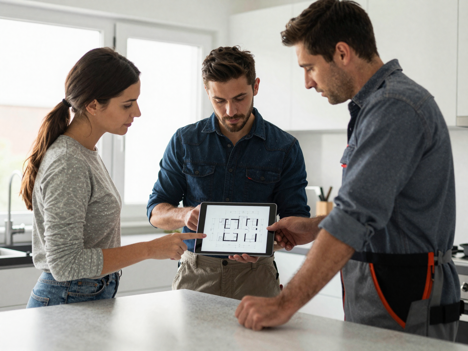 Modern residential lighting installation